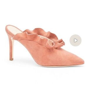 Loeffler Randall Ruffled Coral Mules